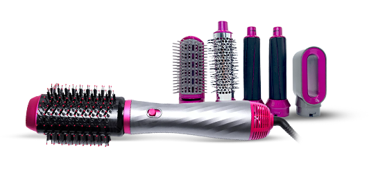 AirCurl styling tool with interchangeable attachments